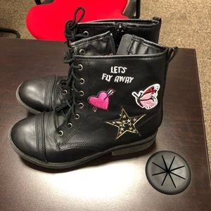 Youth Size 4 combat boots
